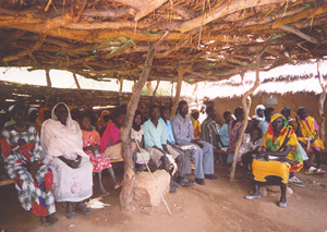 Sick patients waiting to see the doctor