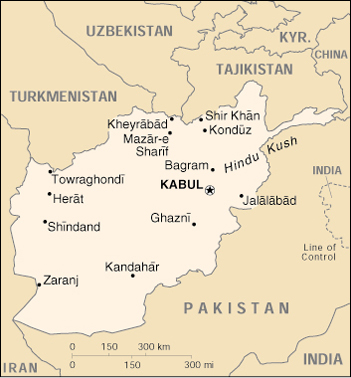 Afghanistan Map