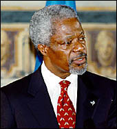 UN Secretary-General Kofi Annan